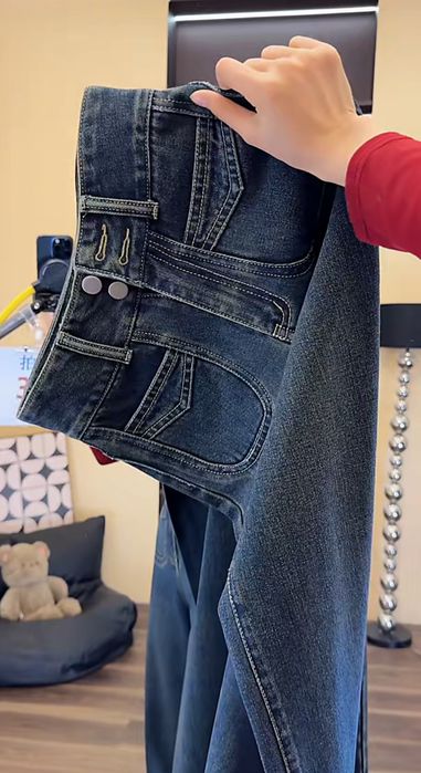 Джинсы ретро стиле новый 2025