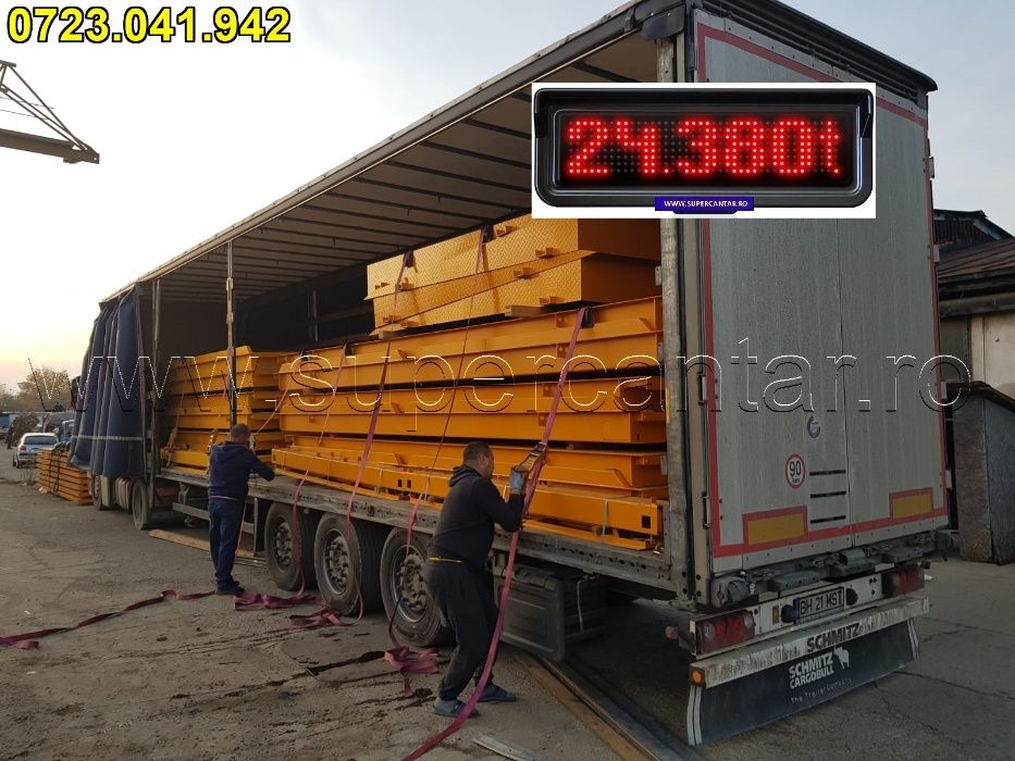 Cantar Auto 60t 16m Nou Superslim 30cm SUPER RELOCABIL