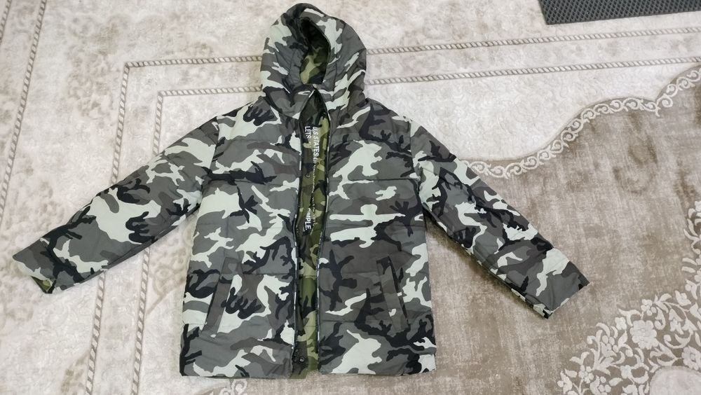 Куртка Zara  двухсторонняя мужская б/у