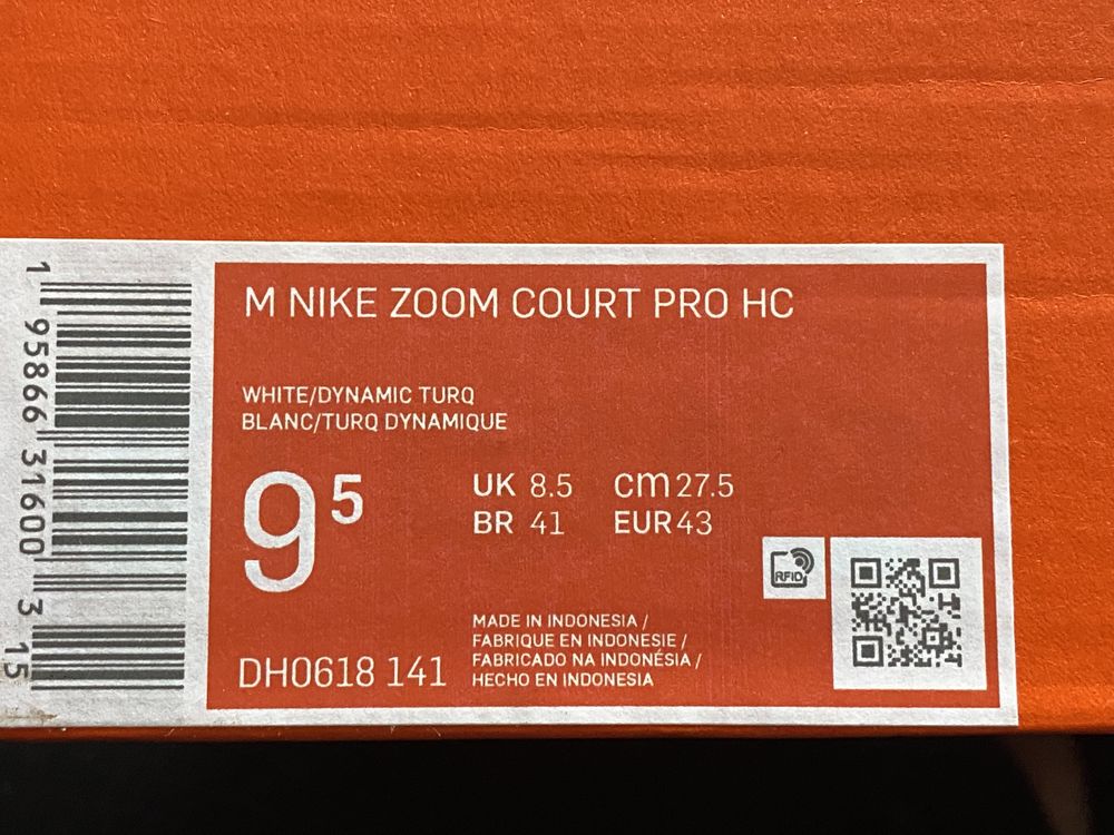 Nike Zoom Court Pro HC/ originali/ noi/ 43/ sneakers/ sport/ adidasi/