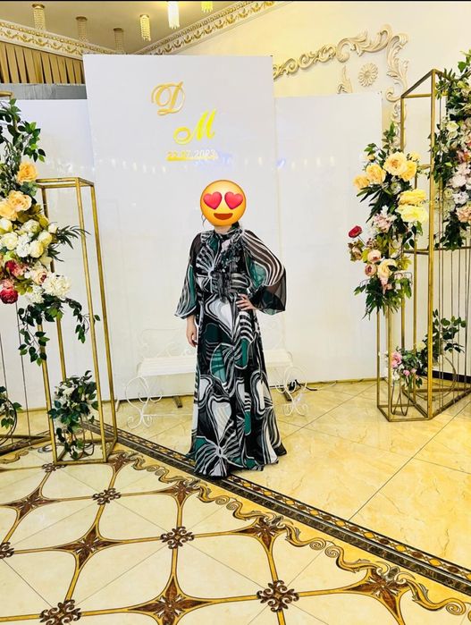 Шифоновое лёгкое вечернее платье