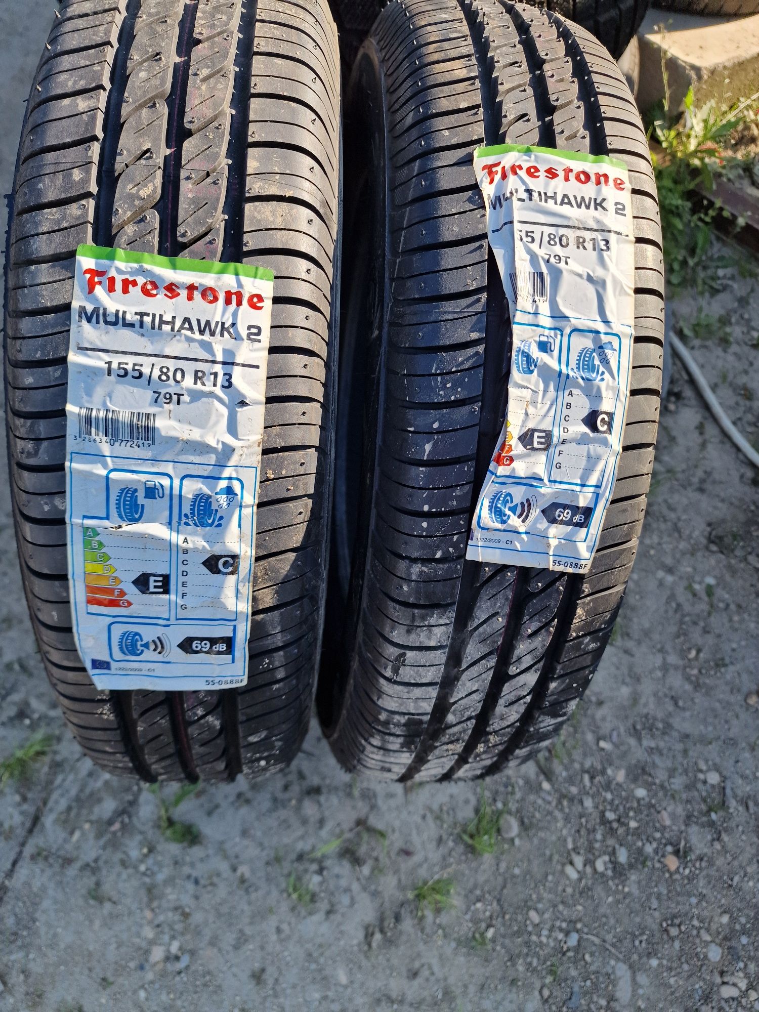 Anvelope 155/80R13 marca Firestone, DOT 2016