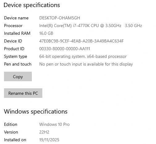 Intel Core i7 4770K, 16Gb DDR3,SSD 512 Gb,RX-570 4Gb 256 bit,Garantia!
