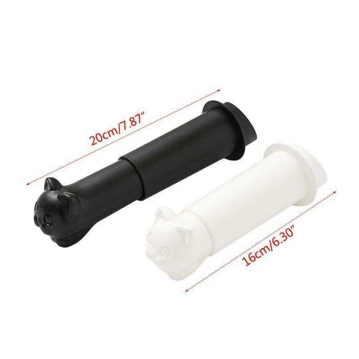 Suport adeziv hârtie igienică pisică neagra! Nu necesita gauri