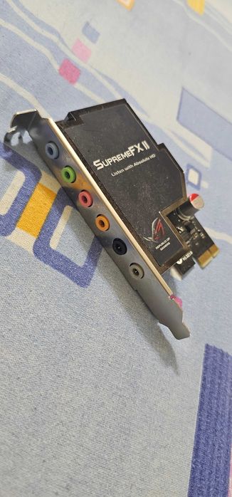 placa audio pci express asus supremefx 2