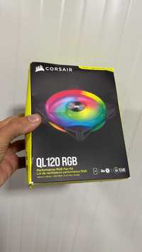 Ventilator Corsair iCUE QL120 RGB, 120mm, PWM 3X