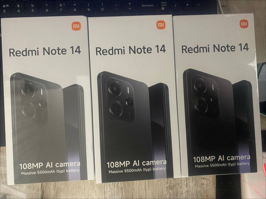 Redmi not 14  в упаковке