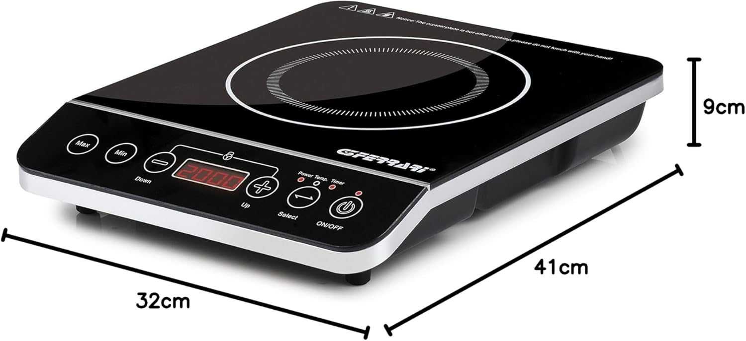 G3 Ferrari G10061 Mesa Con индукционен Котлон 1500W, 2000W, НЕ РАБОТИ!