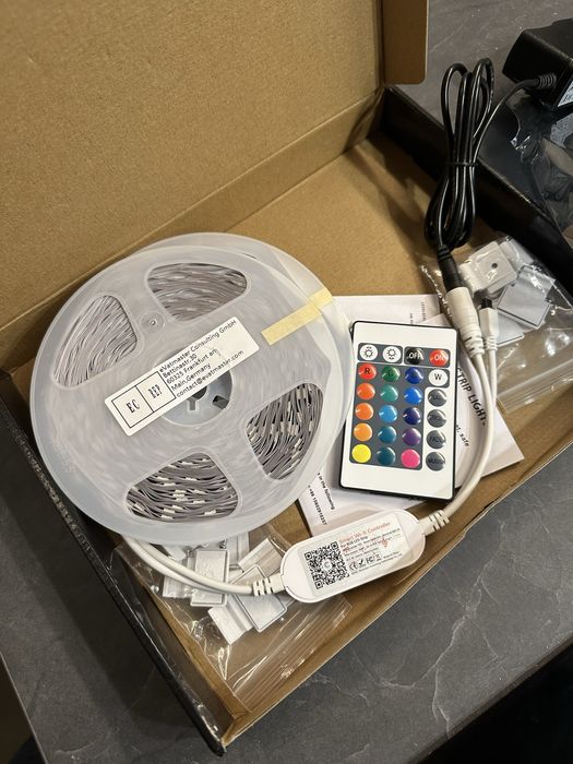 Banda led smart rgw 30 m (15+15) compatibila cu googlehome sau alexa