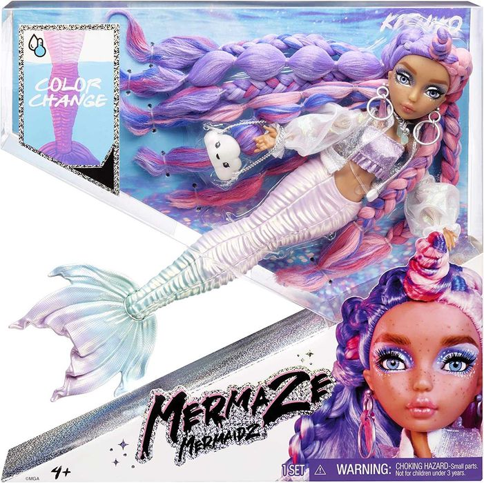 Кукла Русалка Mermaze Mermaidz Опашкaта си променя цвета Кукла Барби