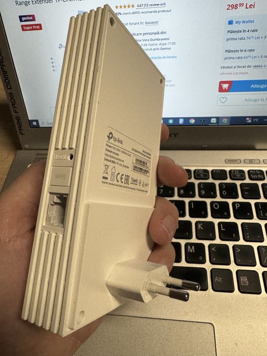 Extender tplink re600x, wifi 6