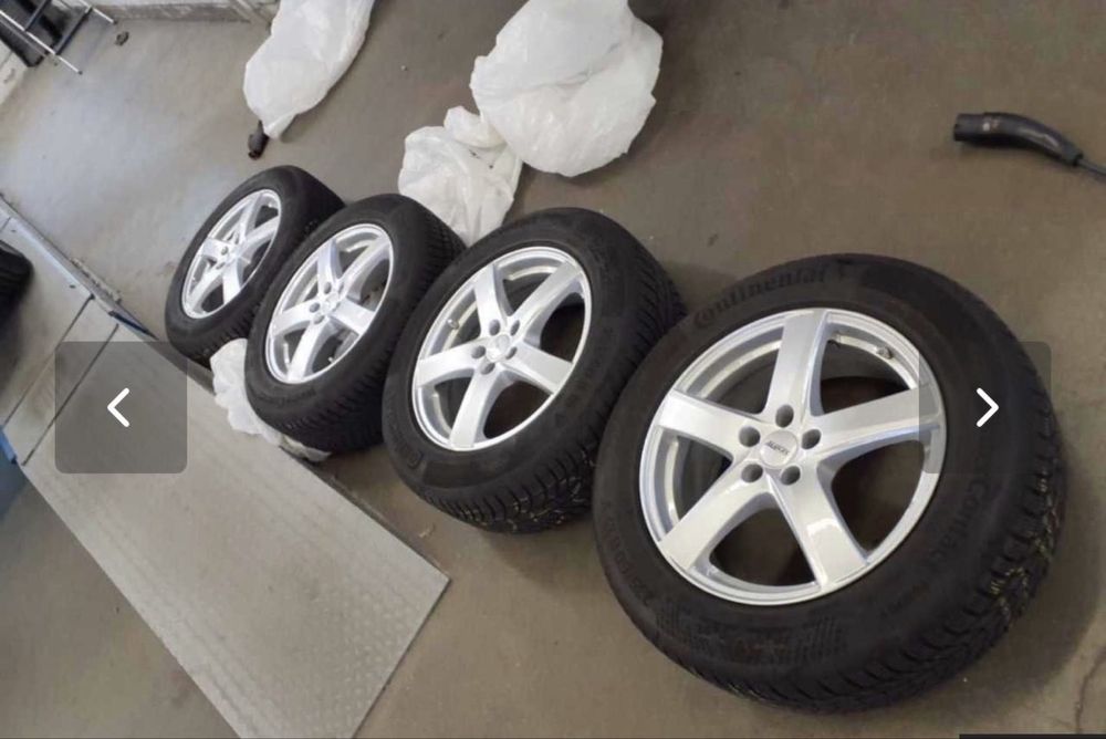 Jante Volvo XC60 XC90 S90 S60 235/60/R18 cauciucuri iarna Continental