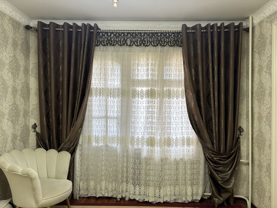 Шторы занавески полный комплект 900тыс