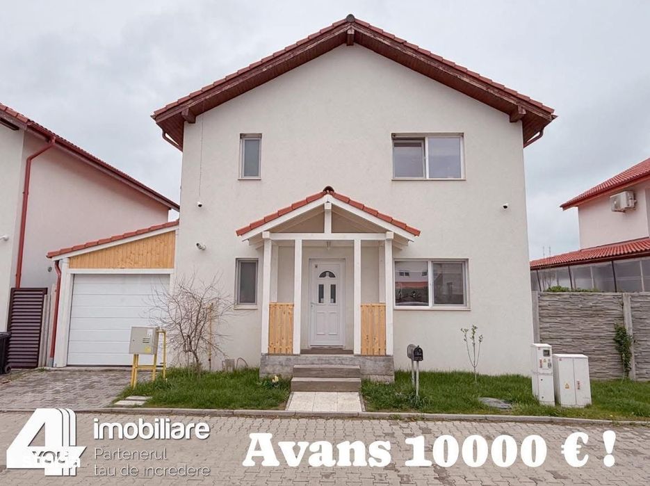Casă nouă, AVANS DOAR 10000 EURO !!! Cartier Athena, comision 0%