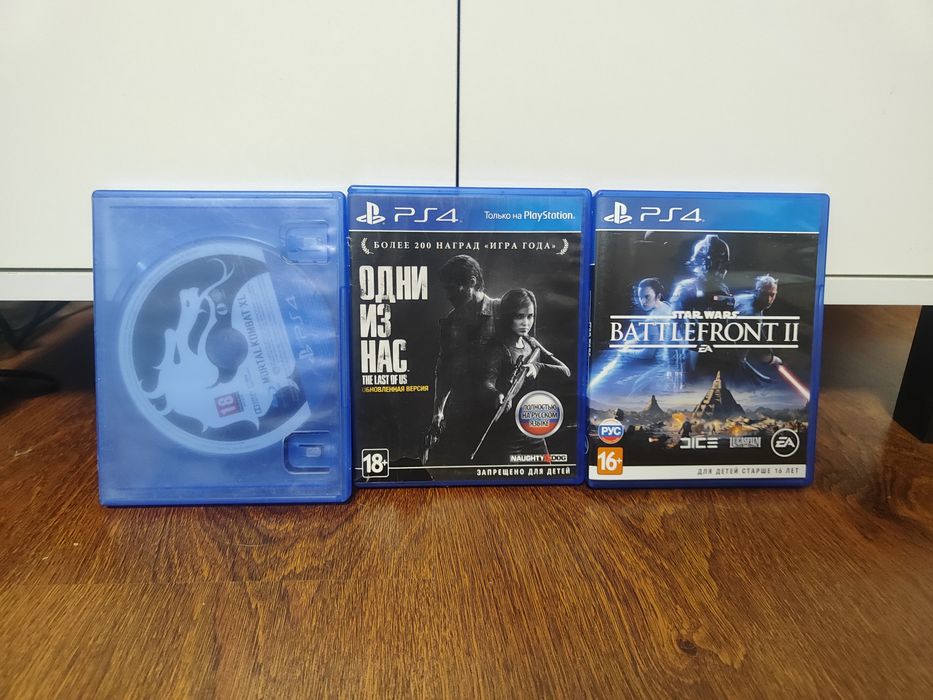 Игры пс 4 Battlefront 2 Mortal kombat x , Одни из нас