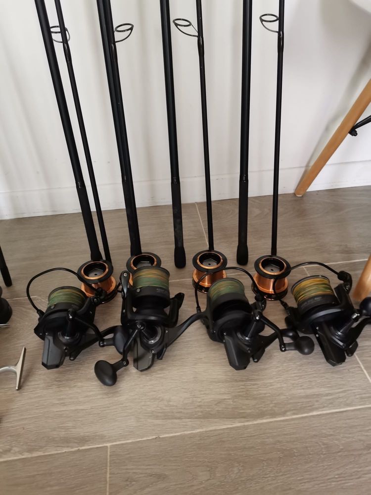 Set 4 lansete Hermes 2 + 4 mulinete Adonis 5000