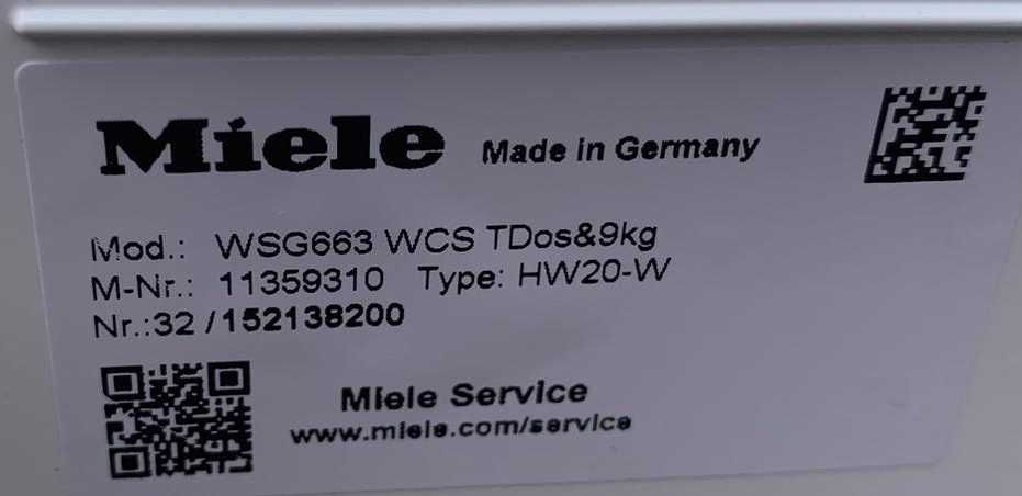 Masina de spalat rufe MIELE