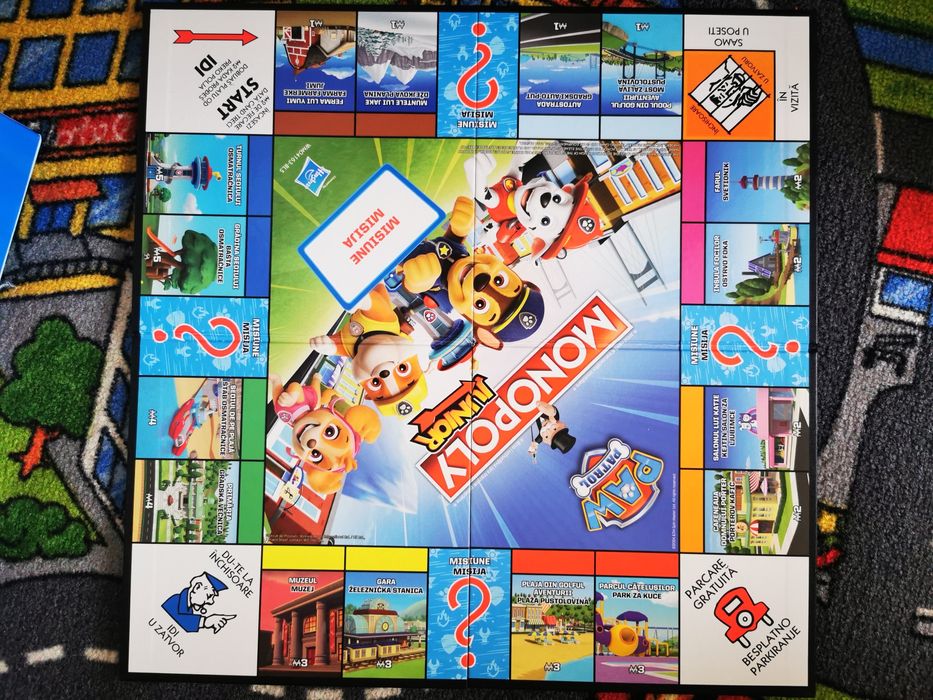 Monopoly junior patrula cățelușilor 5+
