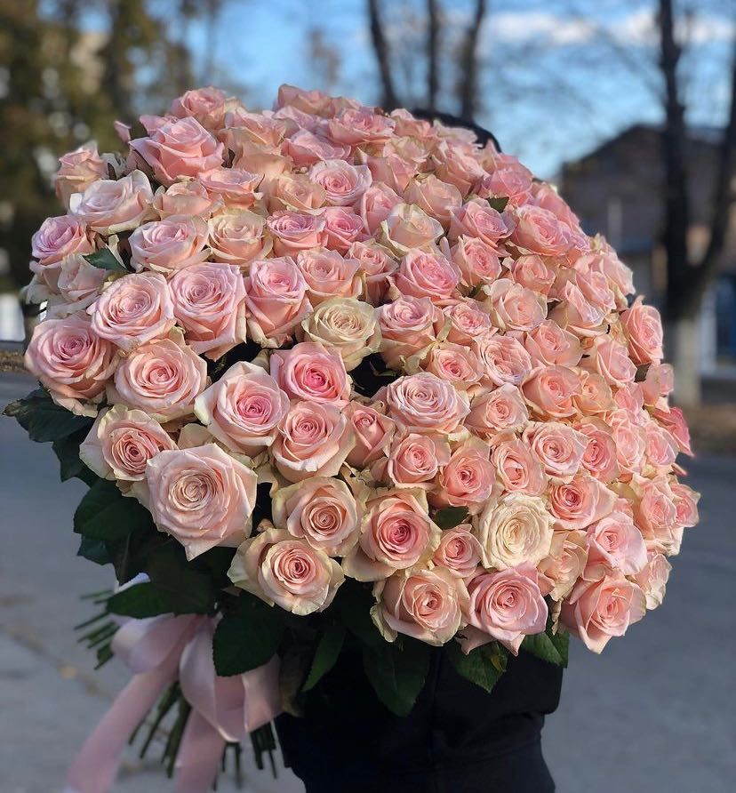 Розы Кызыл Орда цветы букеты доставка