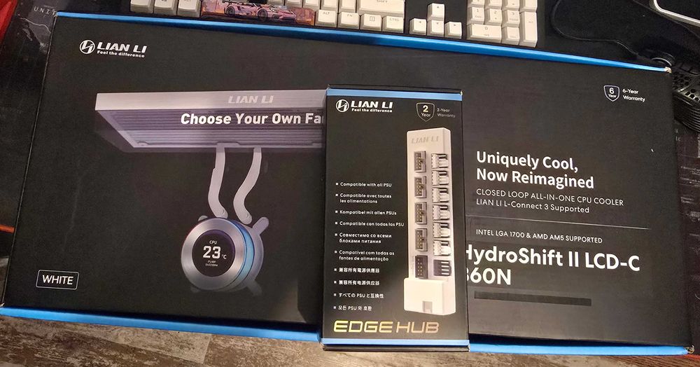 Cooler CPU Lian Li Hydroshift II LCD-C 360N cu 3 Arctic pro 120mm
