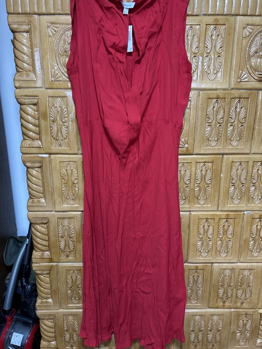 Superba rochie rosie de ocazie H&M Edition, mar. XL