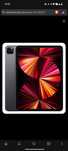 iPad Pro Gen. 3 - 2021 M1  128GB
8 GB | 128 GB | 5G