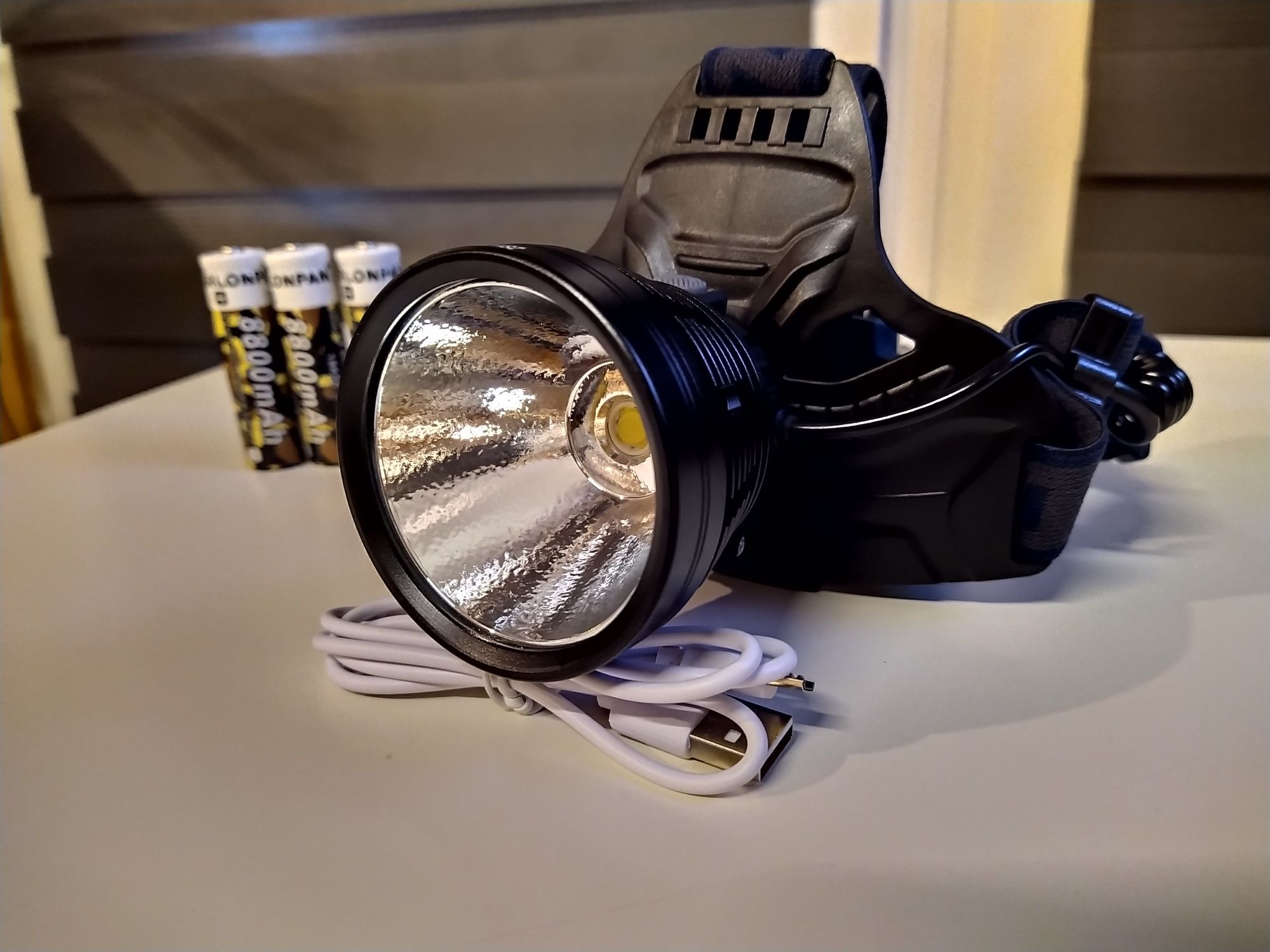 CREE P70 PROIECTOR (reflector TEXTURAT) - lanterna de cap, model nou!