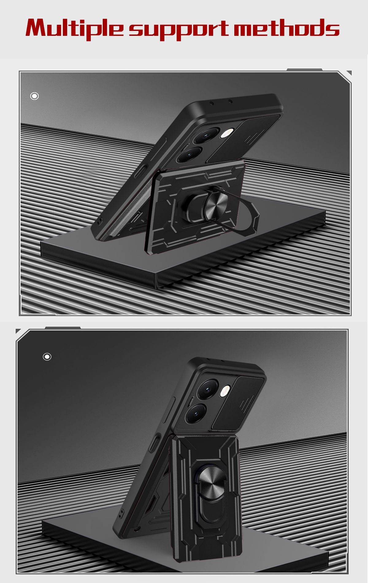 Xiaomi Poco X7 / X7 Pro / F7 / RING CARD SLOT Удароустойчив кейс гръб