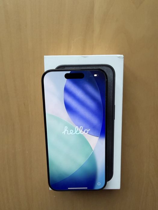 iPhone 15 Pro 128GB Black Titanium (full box + factura)