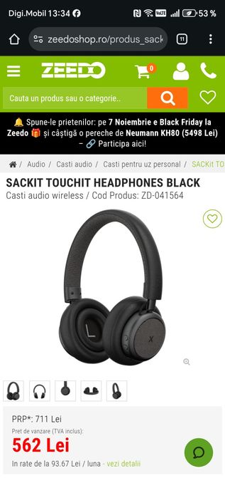 Vând căști cu bluetooth