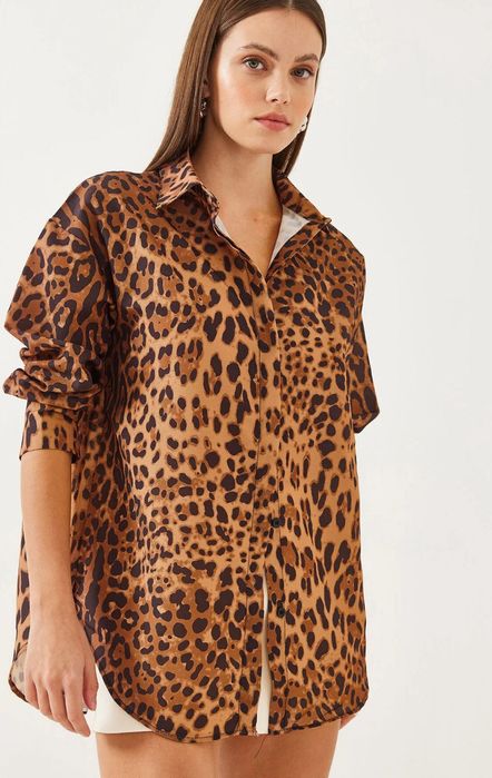 Cămașă damă animal print