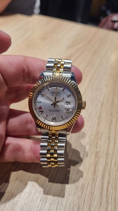 Ceas Seiko Mod Day‑Date – Automatic, Safir, Custom