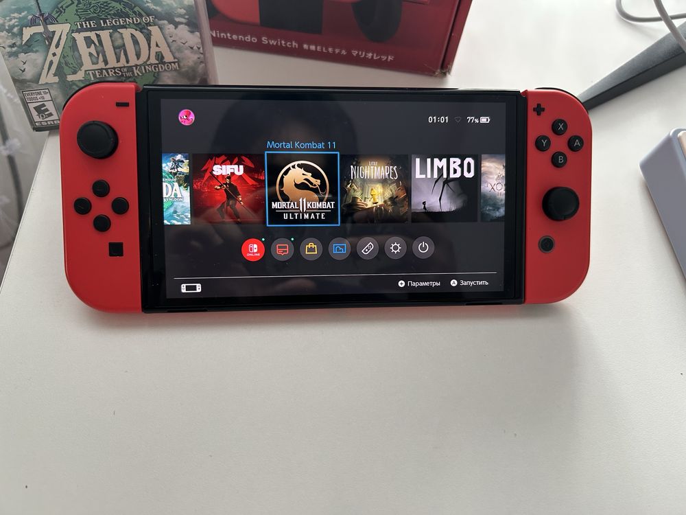 Nintendo switch Oled mario edition