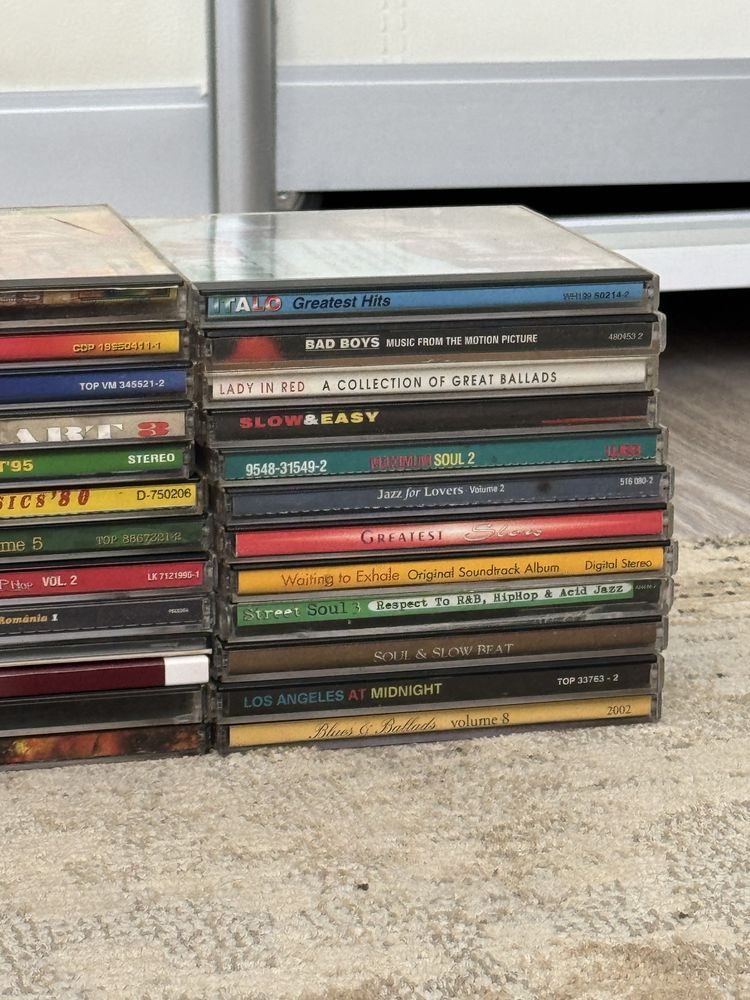 Lot 60 CD originale albume/compilatii