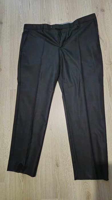 Teodor Черен Костюм, Бяла Риза XL, Папийонка