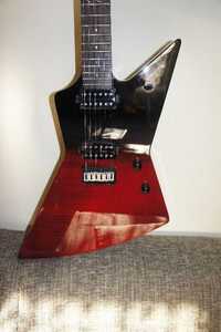 Chitara electrica Chapman Guitars Ghost Fret Black Blood + gigbag