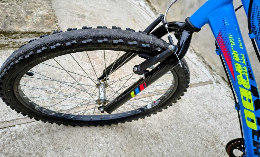 Bicicletă booster 24 turbo albastru 10+ANI