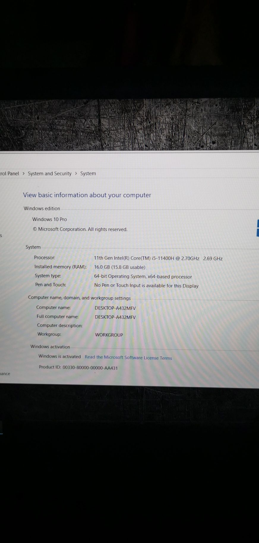 Acer nitro Rtx 3050 Games супер