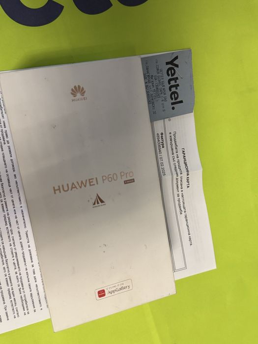 КАТО НОВ 256GB Huawei P60 Pro Yettel Гаранция 2028 Pearl / White