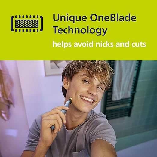 Хибридна самобръсначка за лице Philips OneBlade 1st Shave QP1324/30