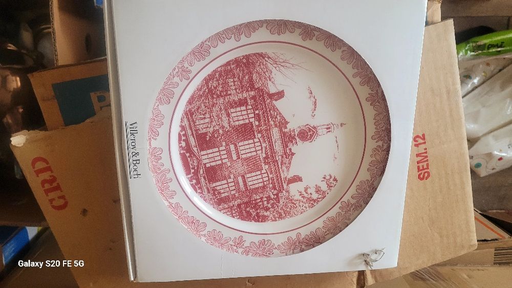 Кристална купа,фруктйера Murano Италия нова от 60 години