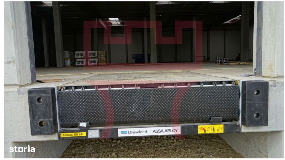 Module de hala noi, cu rampa, platforma betonata,  spatii birouri