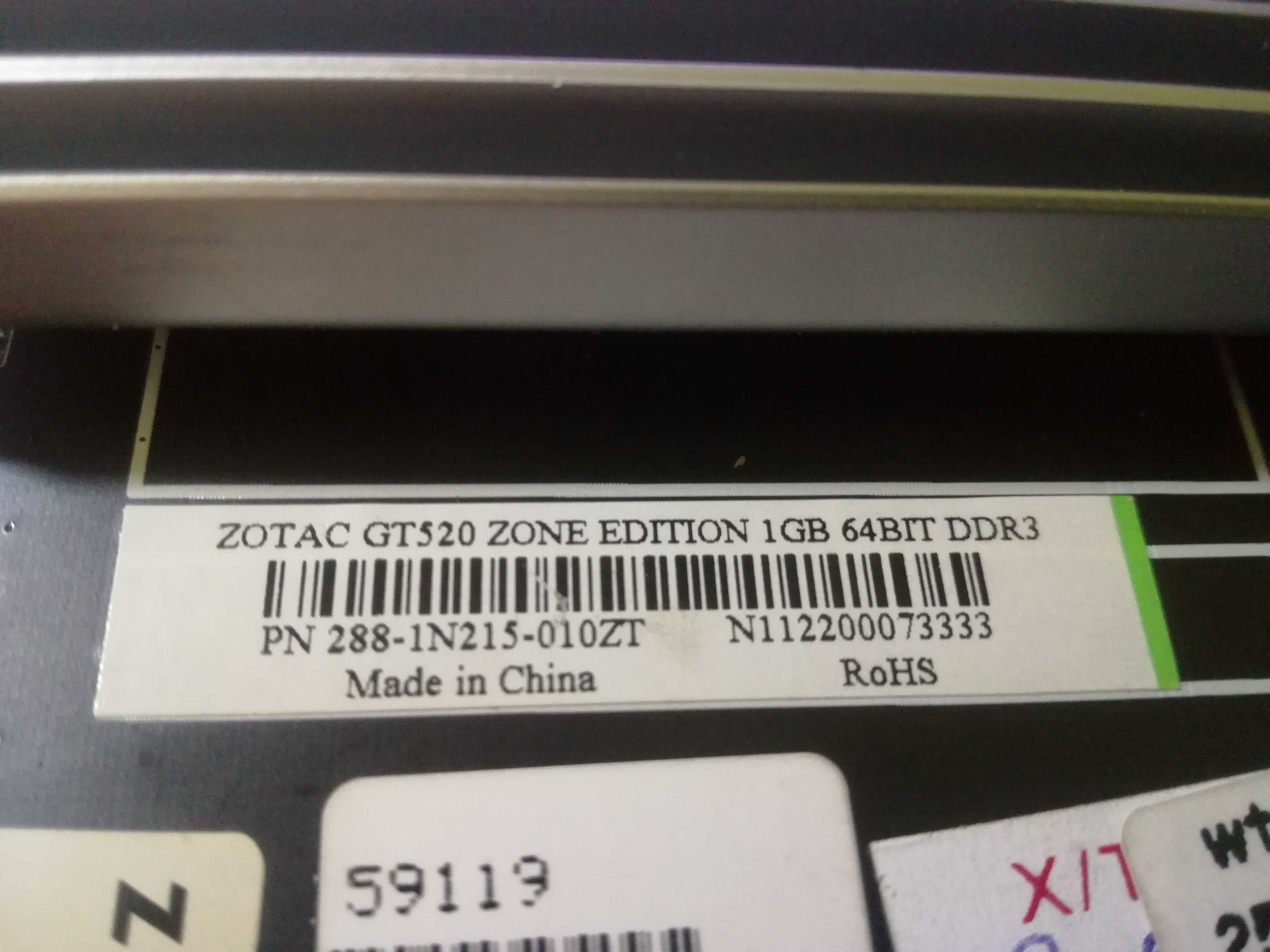 placa video nvidia GT520 de 1Gb Zotac