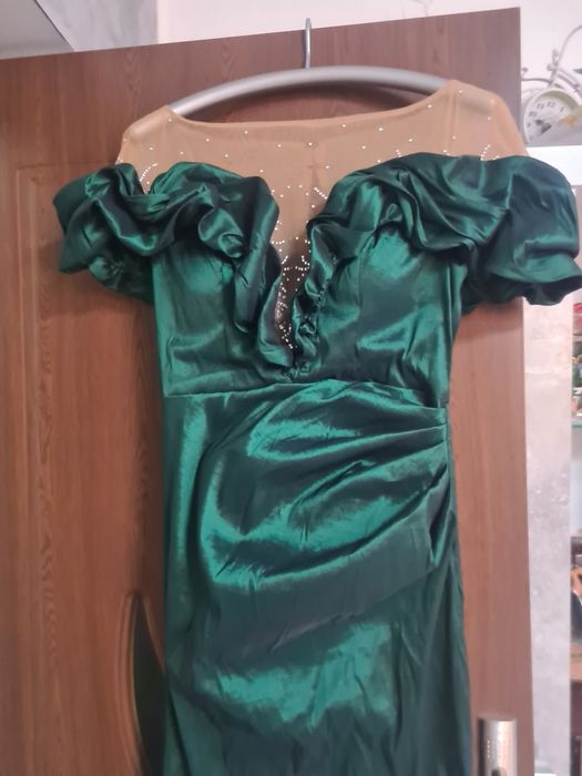 Rochie sirena lunga cu trena