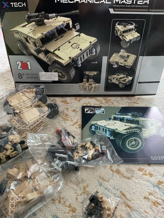 Set de constructie Mechanical Master mașinuța cu motor și telecomandă