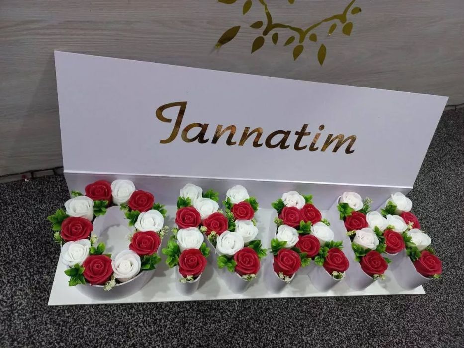 Arzon va sifatli sovunli gullar. Yoqimli Hidi butun honaga taraladi.