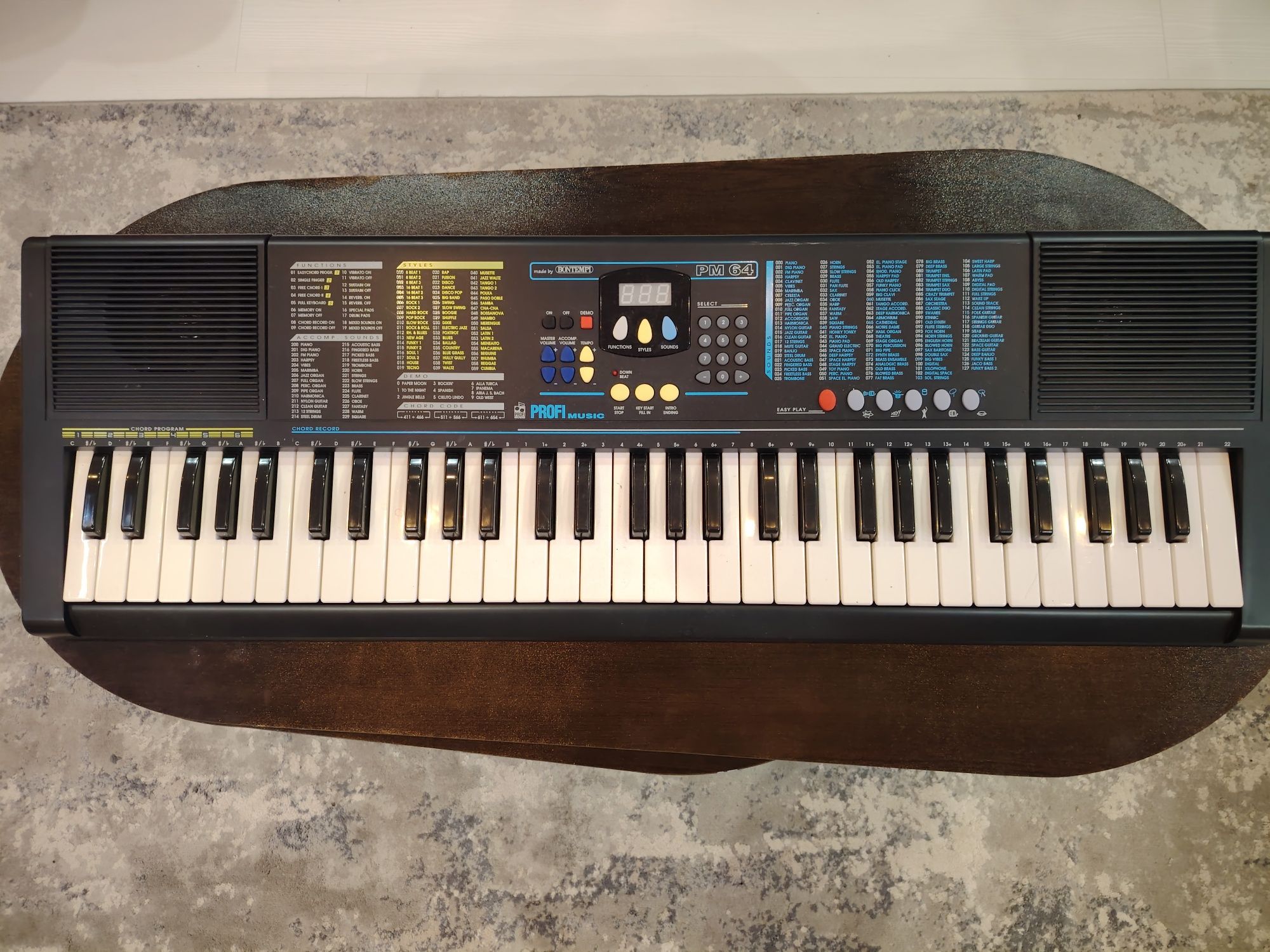 Orgă Bontempi PM 64 cu căști A4tech