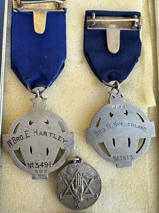 Medalii masonice din argint