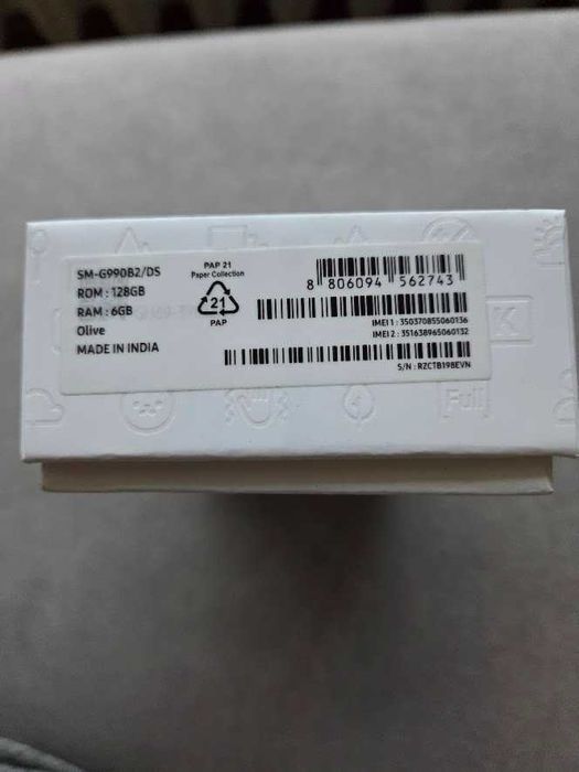 Samsung Galaxy S21 FE 5G като нов, кутия