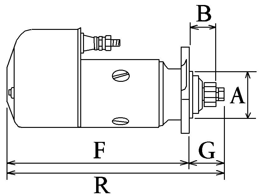 Electromotor Liebherr-O&K-Deutz 24volti incarcator frontal-autogreder